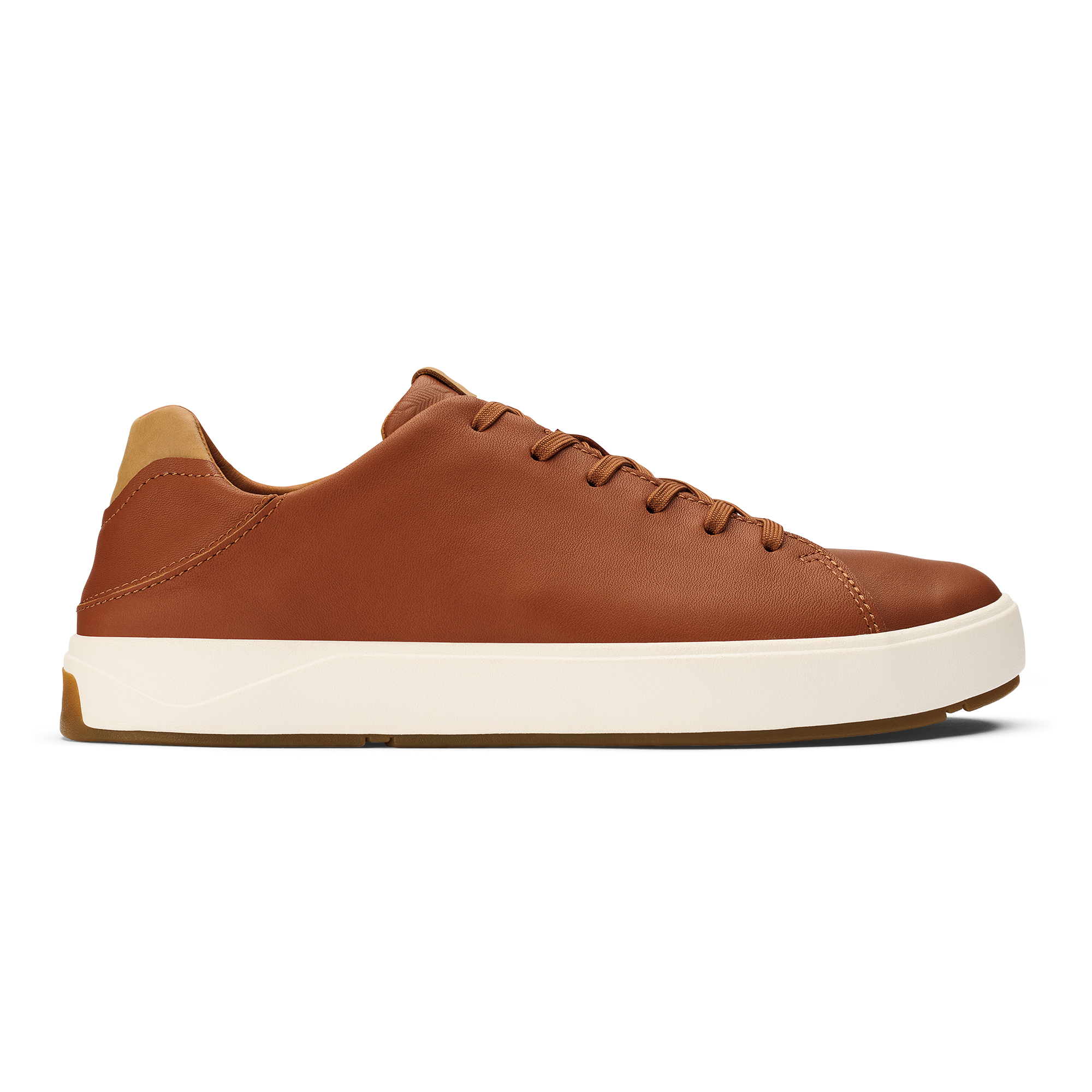 Lae'ahi L   'Ili Men's Leather Sneakers - Kukui Brown