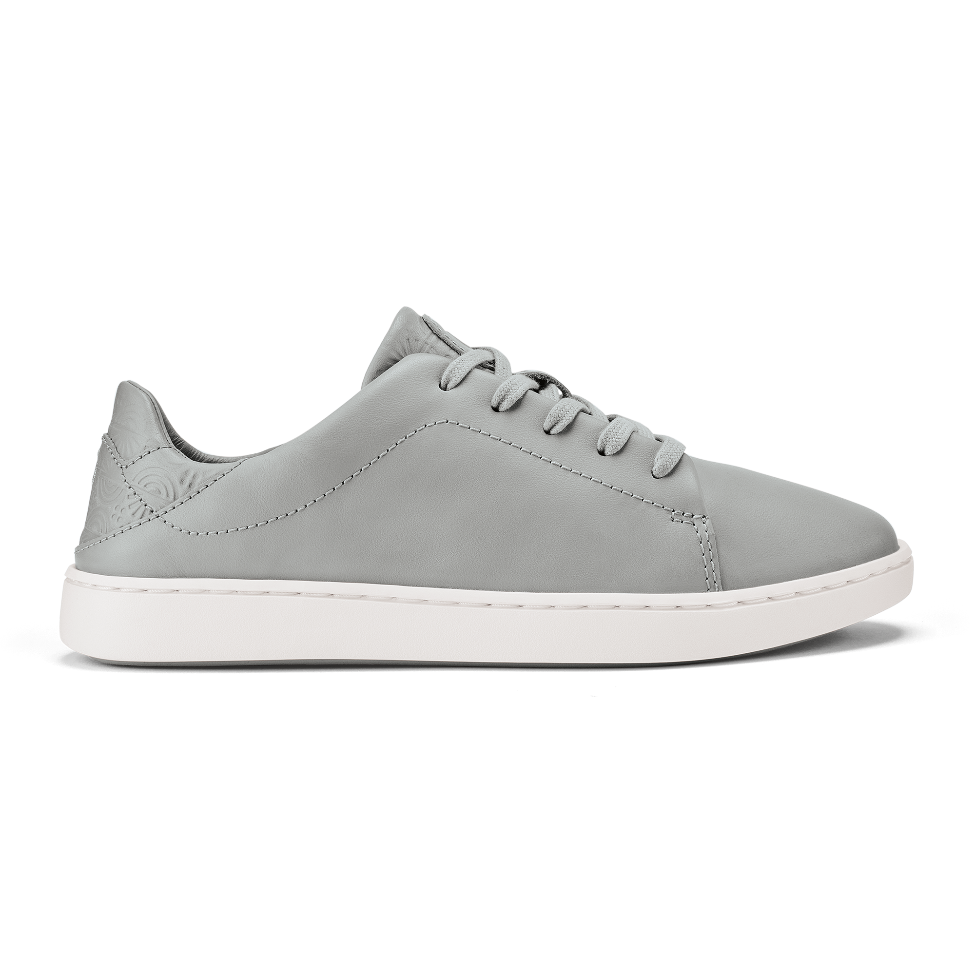 Pehuea L   'Ili Women's Leather Sneakers - Ash