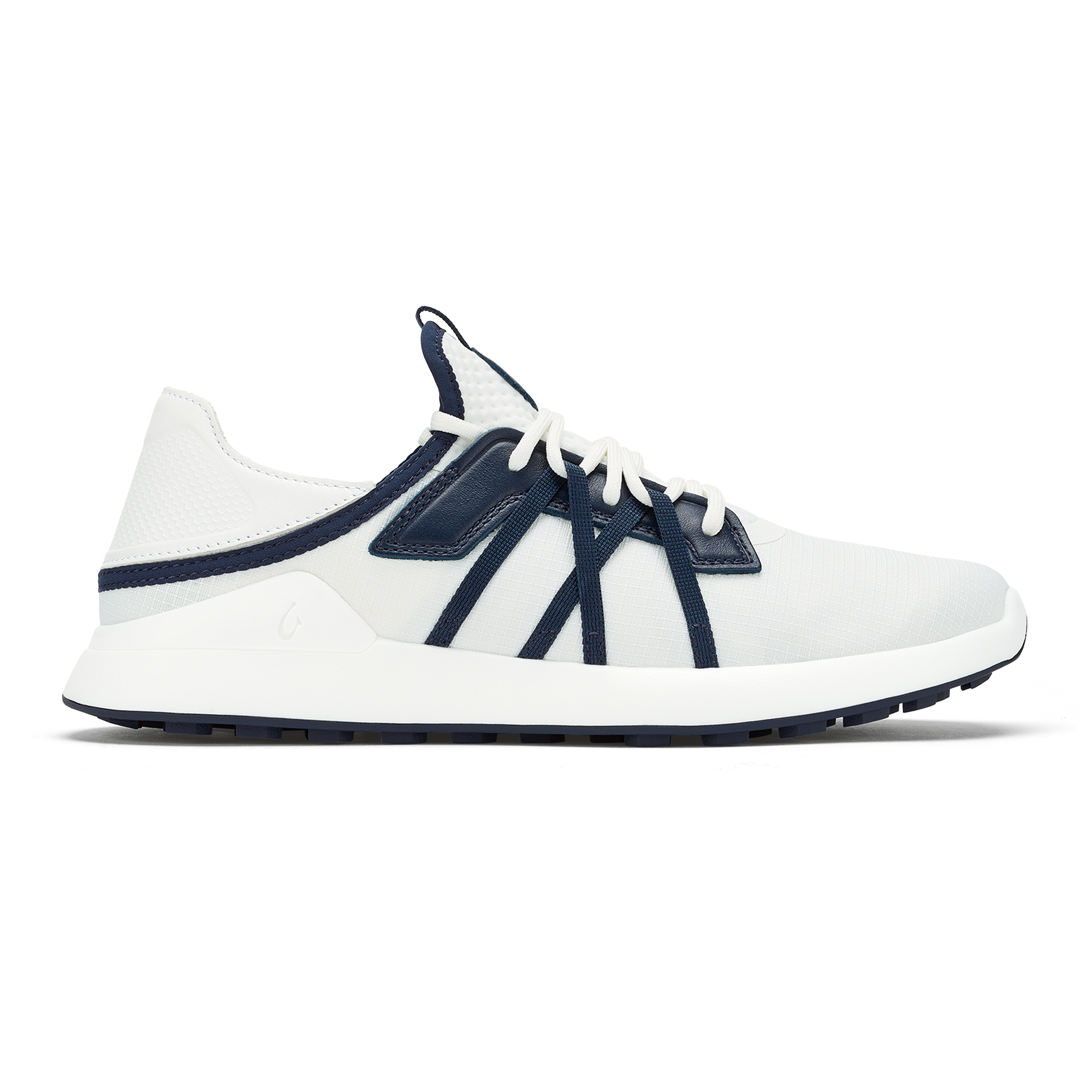 Manele Men's Breathable Golf Shoes - Bright White / Mood Indigo