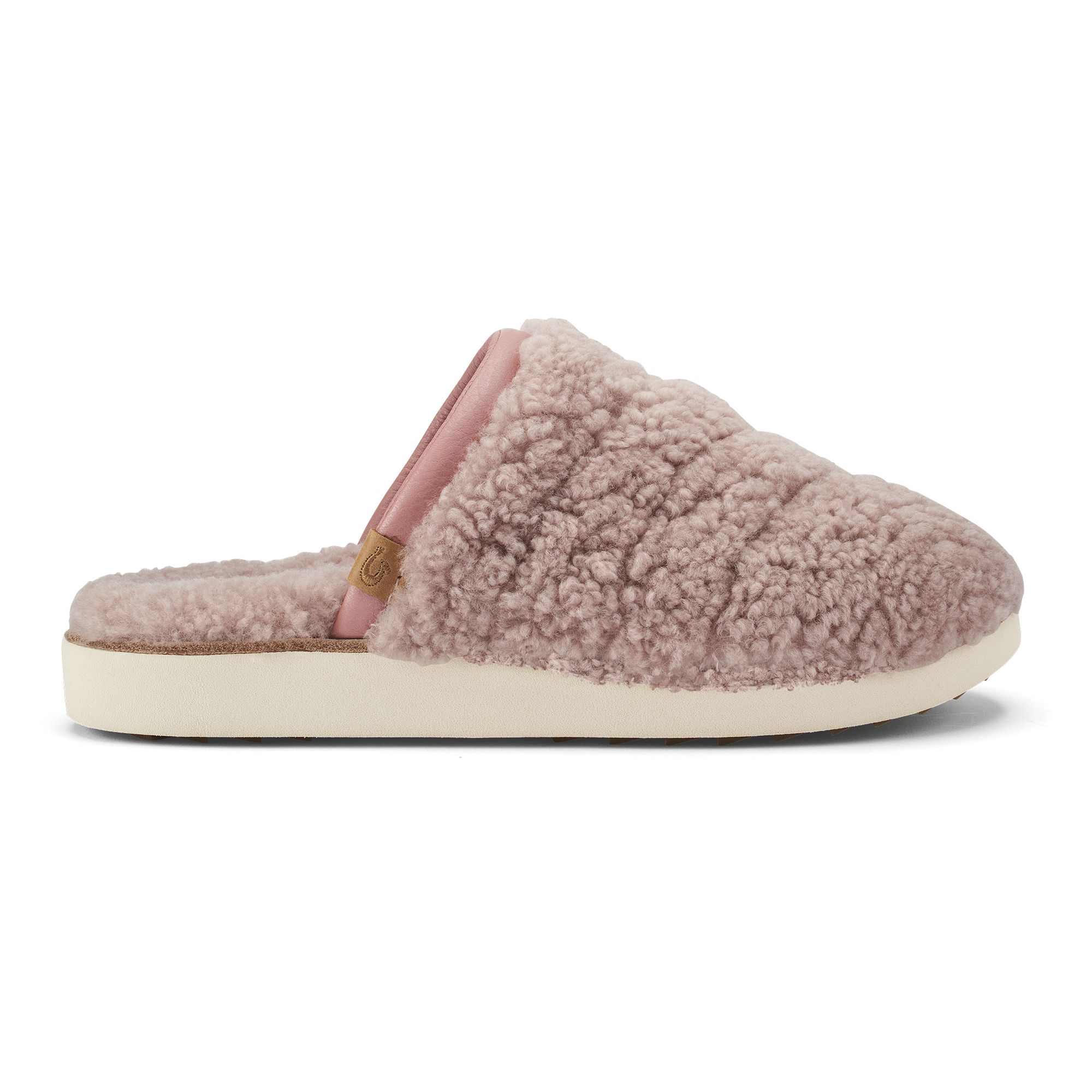 Pu pu  Mua Women's Shearling Mule Slipper - Pink Sea Salt