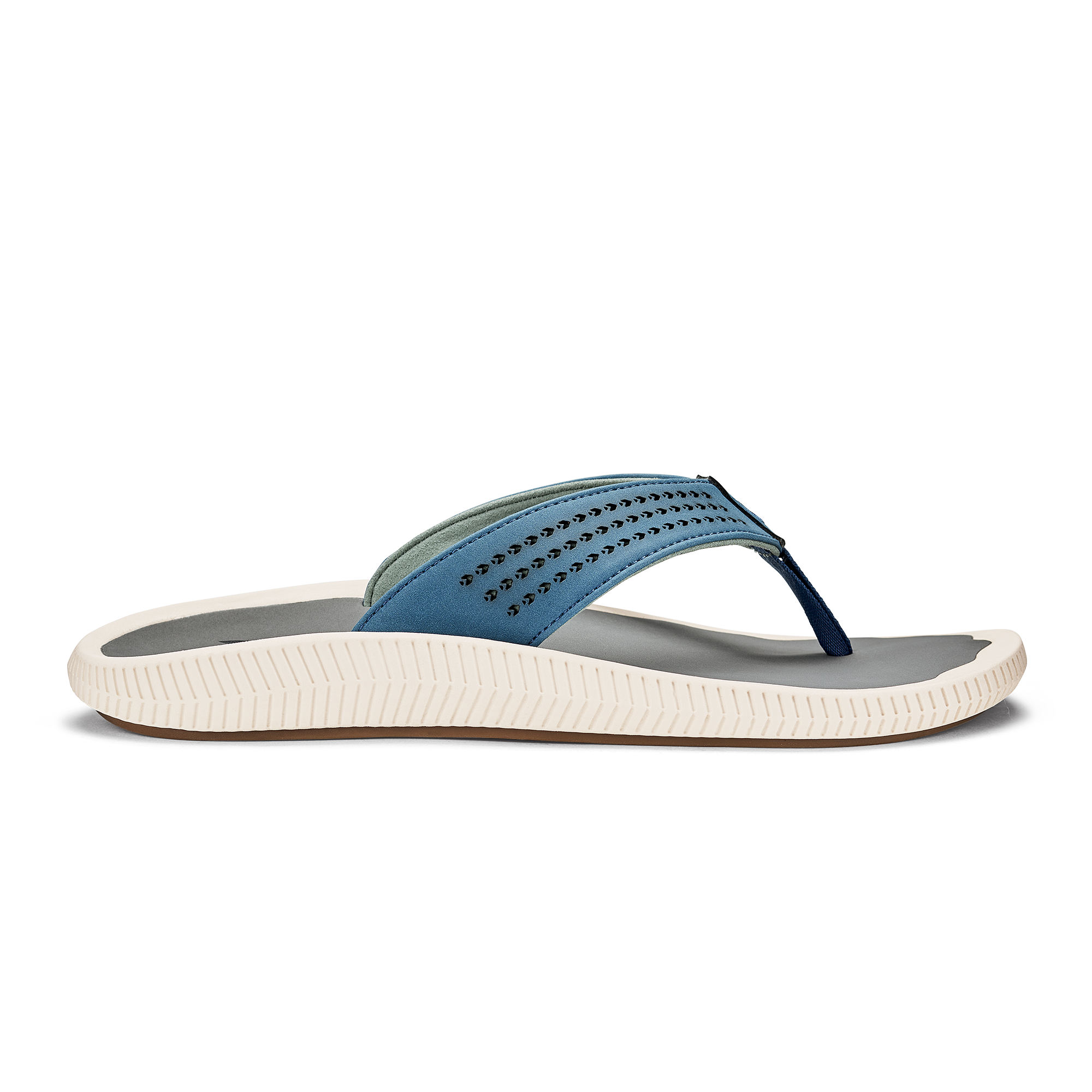Ulele Men's Beach Sandals - Slate Blue / Charcoal