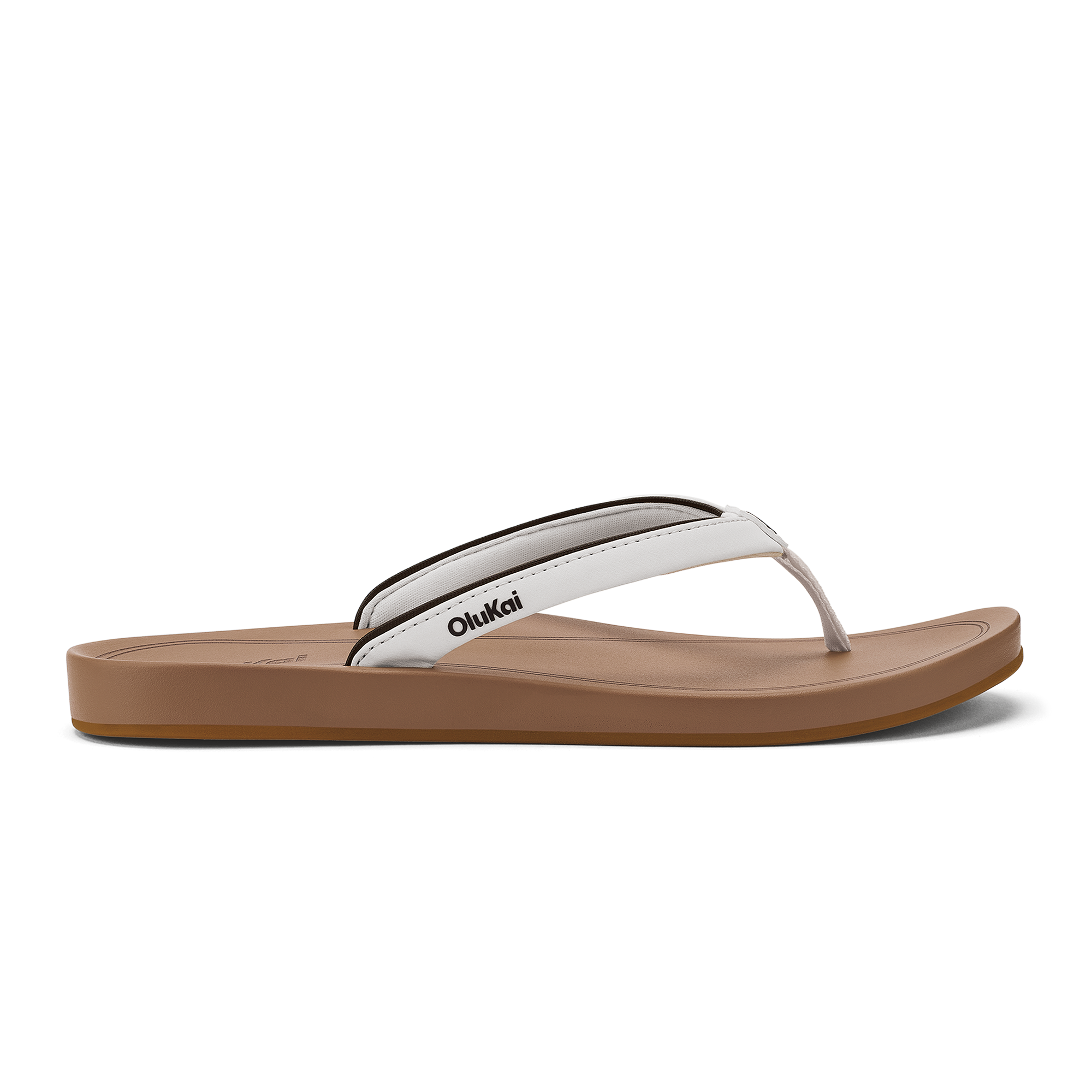 'Uiki Women's Everyday Beach Sandals - White Sand / Almond