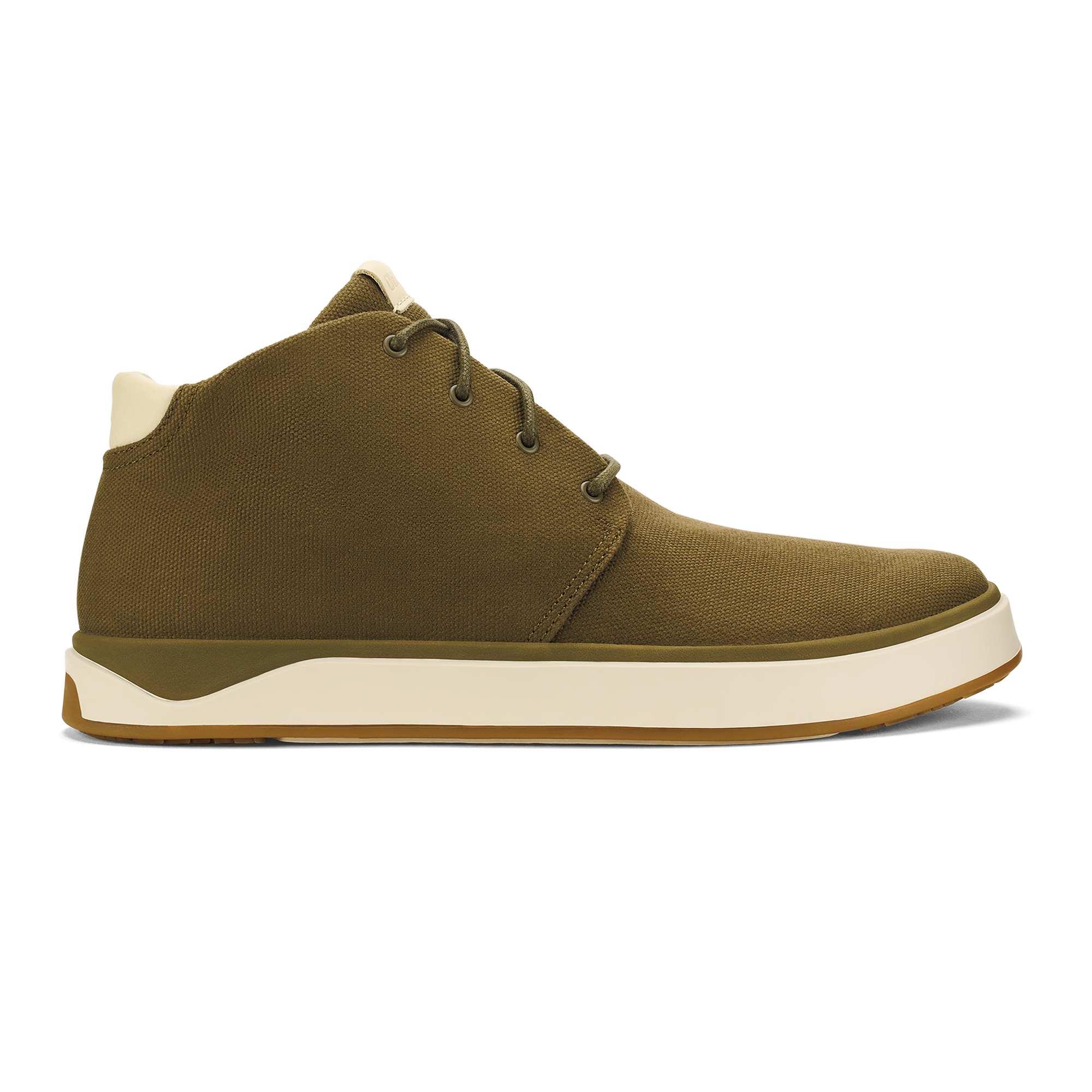 Papaku  Men's Waxed Canvas Boots - Olive