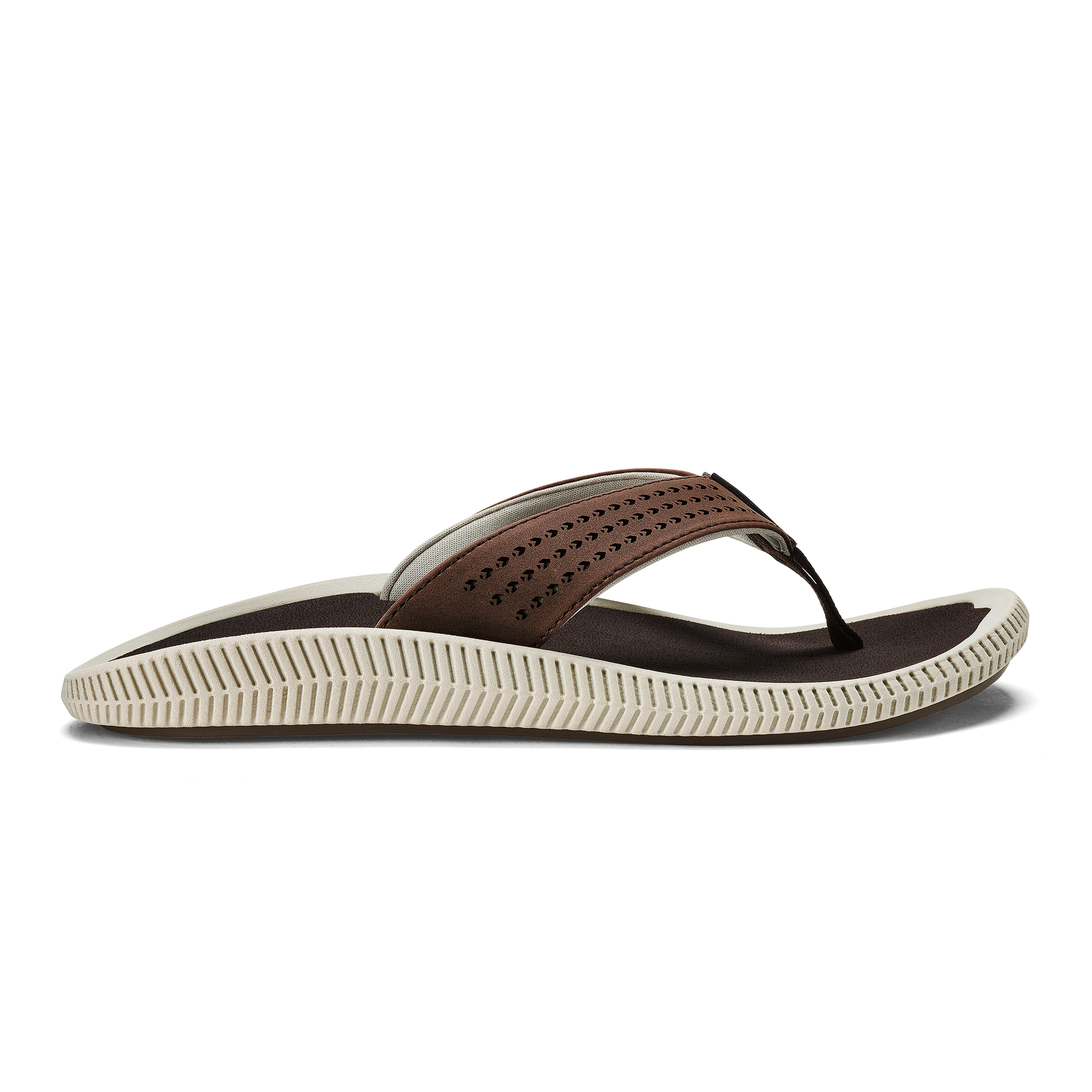 Ulele Men's Water-Ready Beach Sandals - Dark Wood