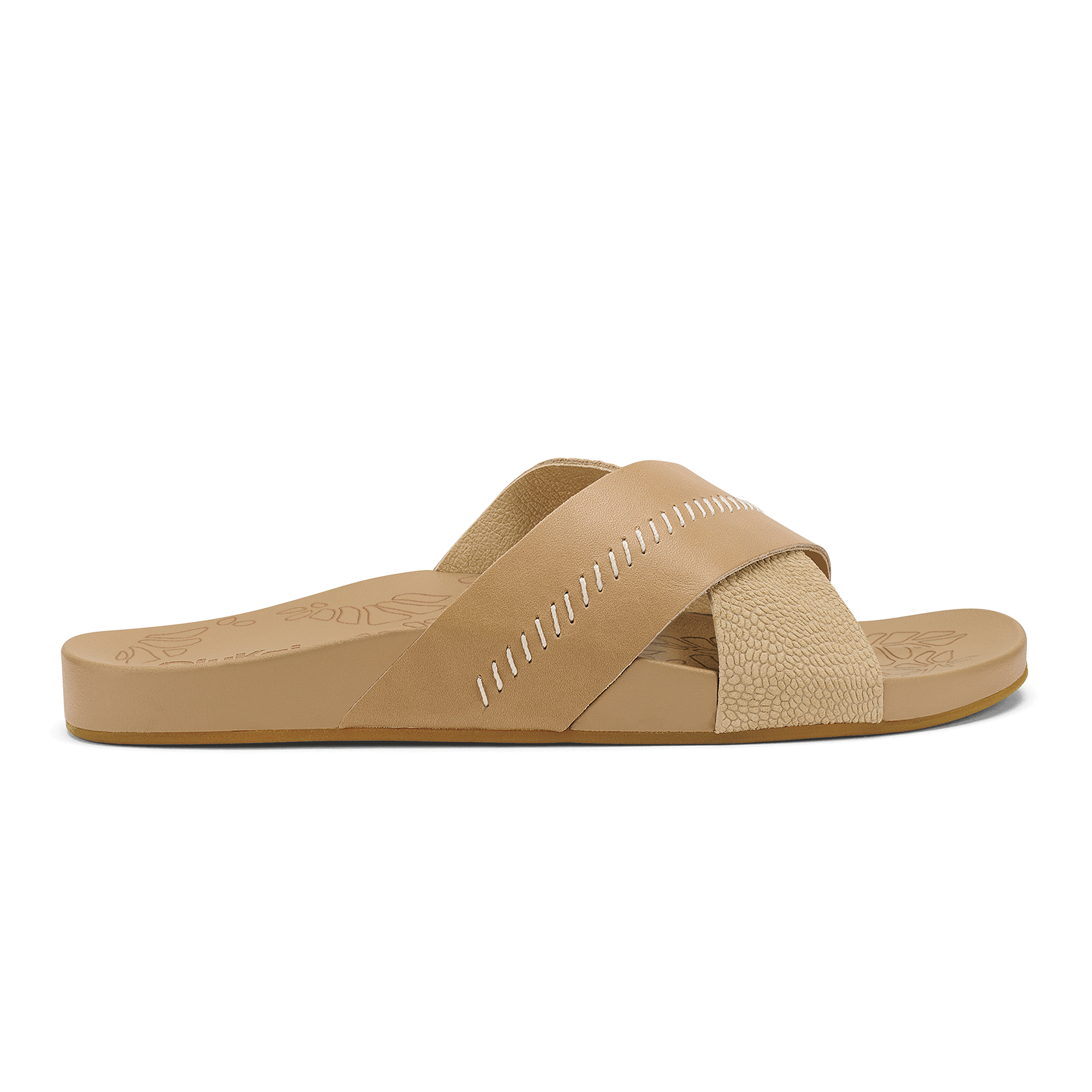 Kipe'a 'Olu Women's Slide Sandals - Warm Sand
