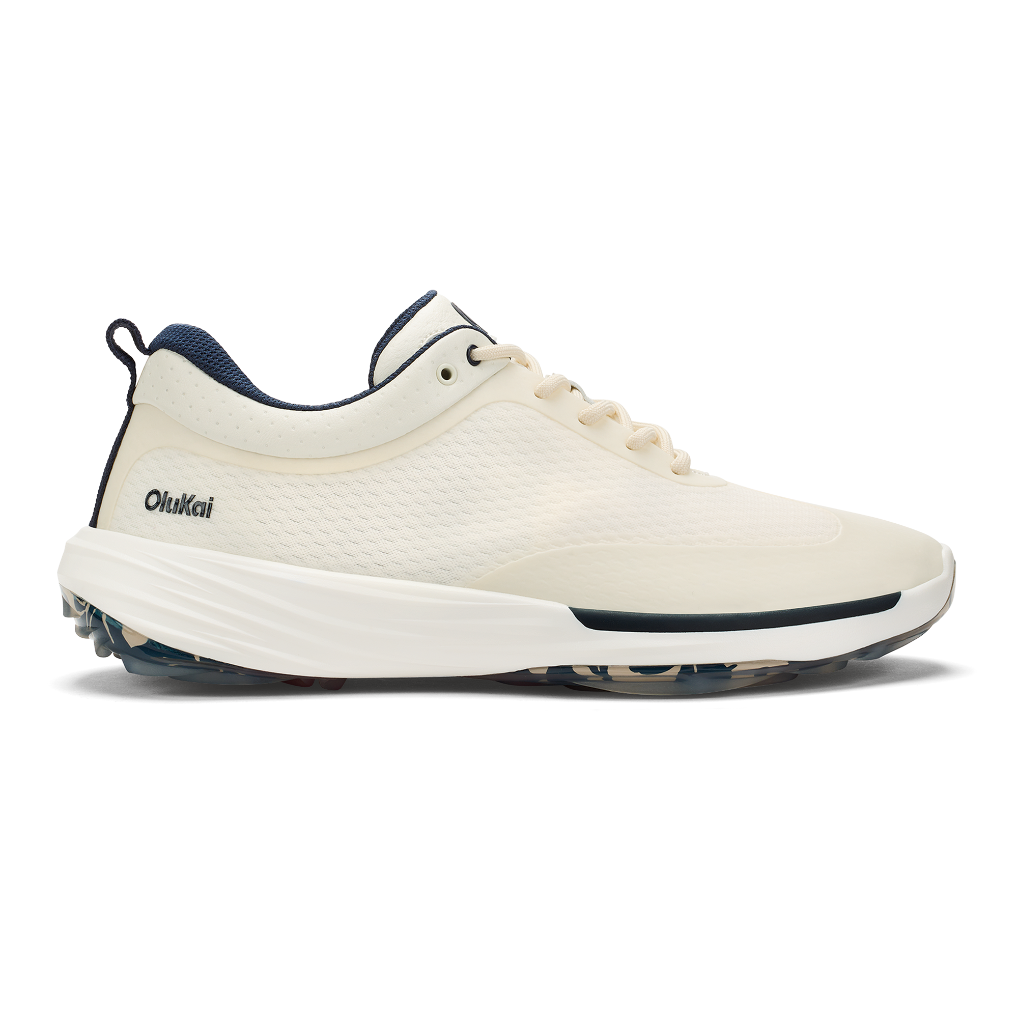 M  kena Men's Waterproof Golf Shoes - White Sand