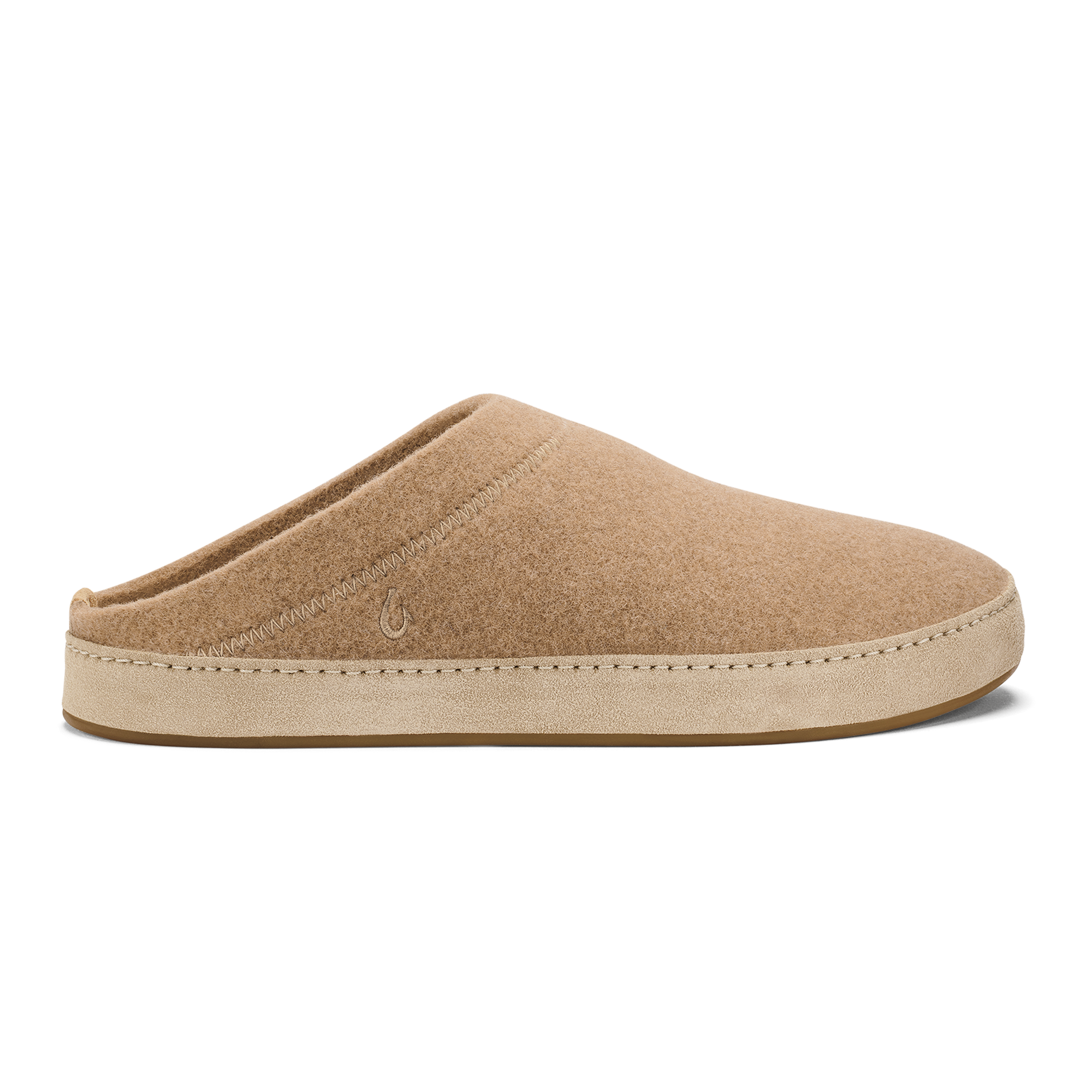 H  mani Hulu Men's Wool Mule Slippers - Oatmeal