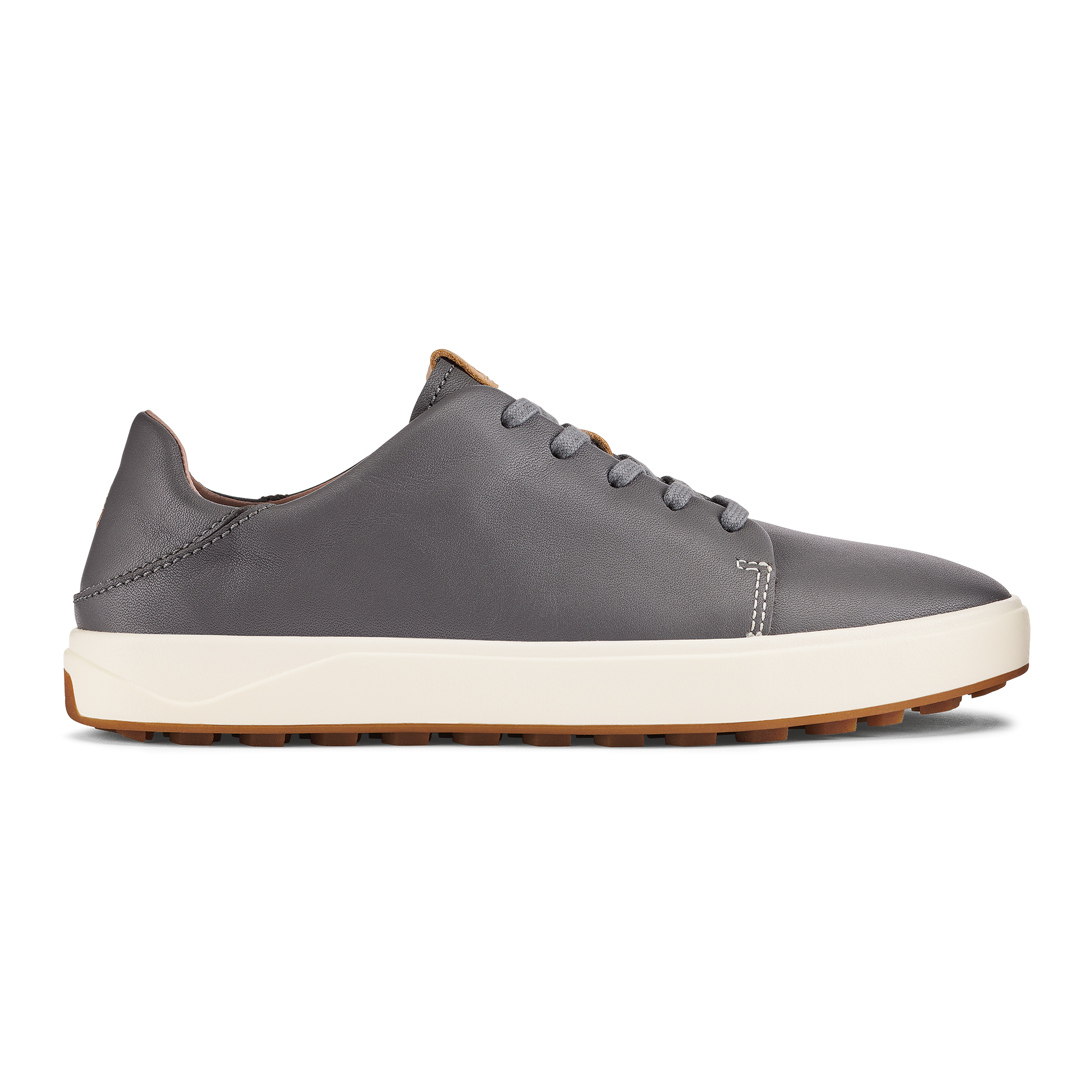 Wailea Women's Waterproof Leather Golf Shoes - Stone