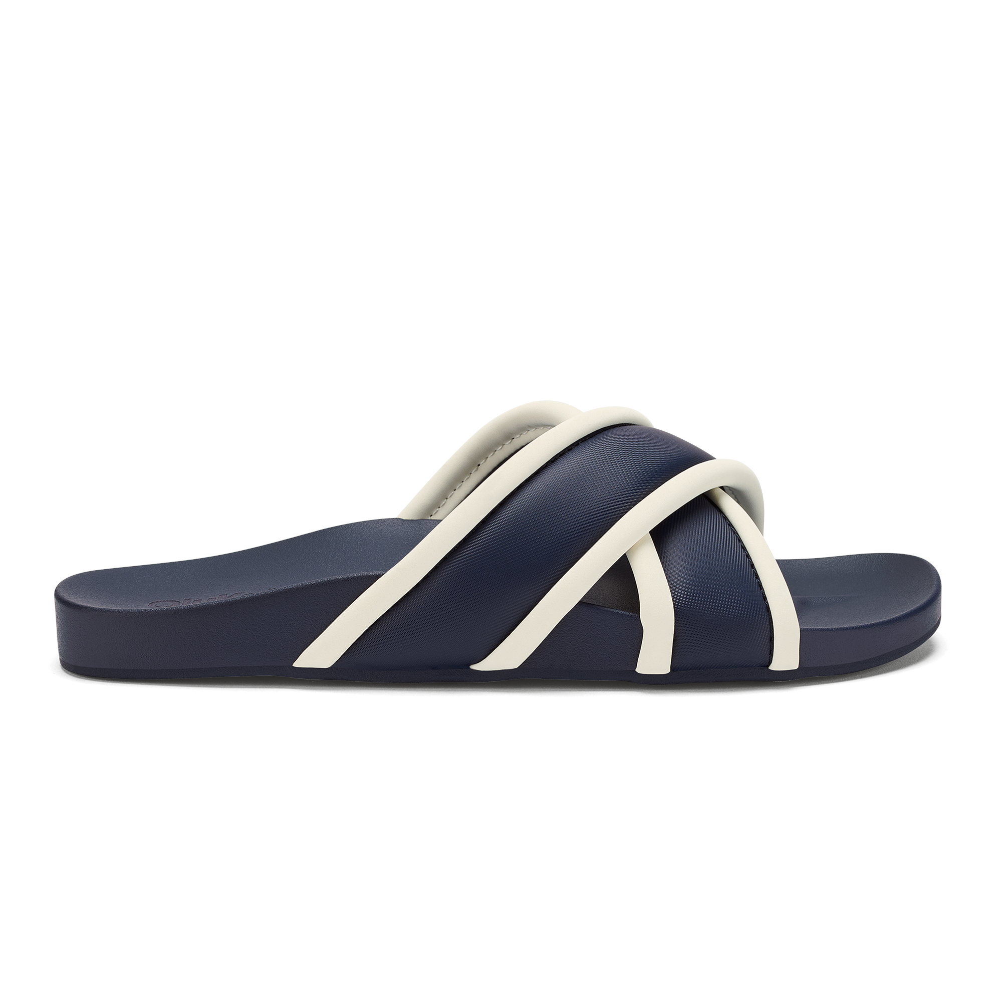 Ani Women's Beach Slide Sandals - Mood Indigo / White Sand