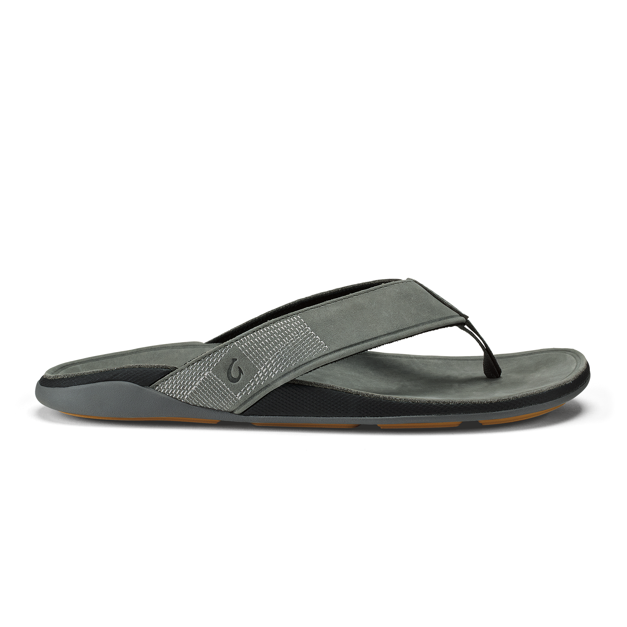 Tuahine Men's Waterproof Leather Beach Sandals - Rock