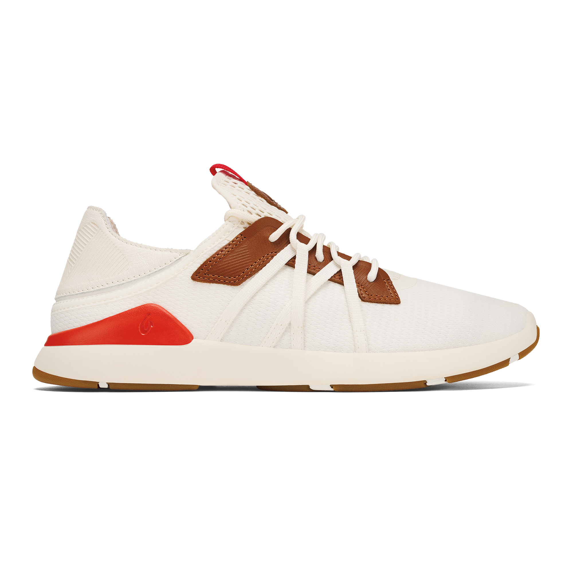 Mio L   Men's Athletic Shoes - Bright White / Red Lava