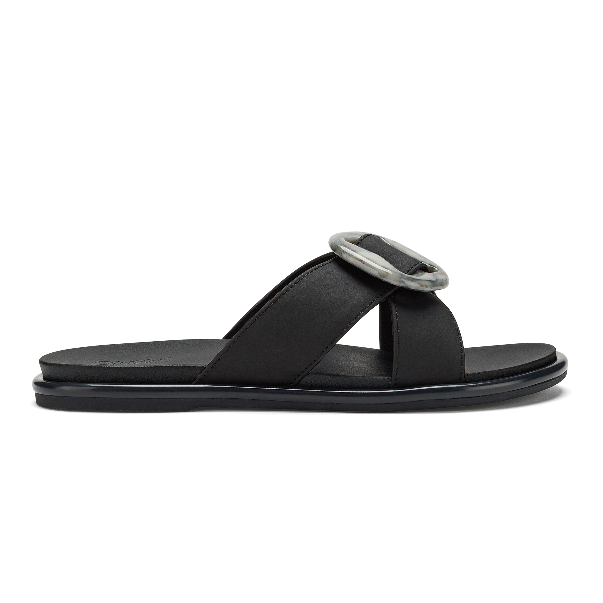 La'i Slide Women's Slide Beach Sandals - Lava Rock