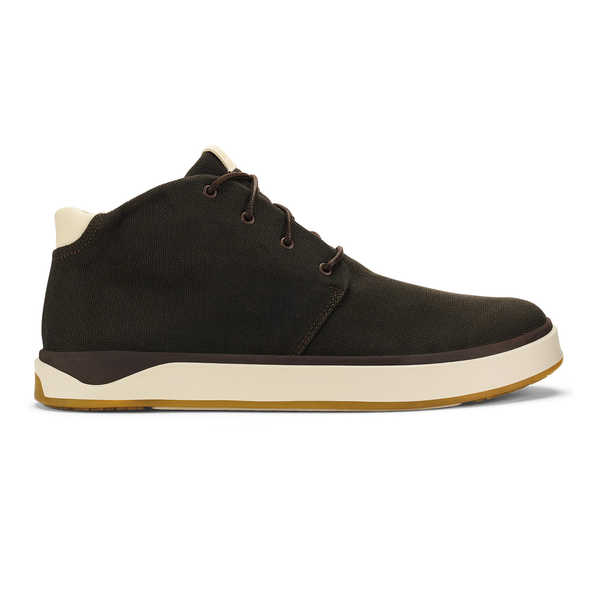Papaku  Men's Waxed Canvas Boots - Dark Wood