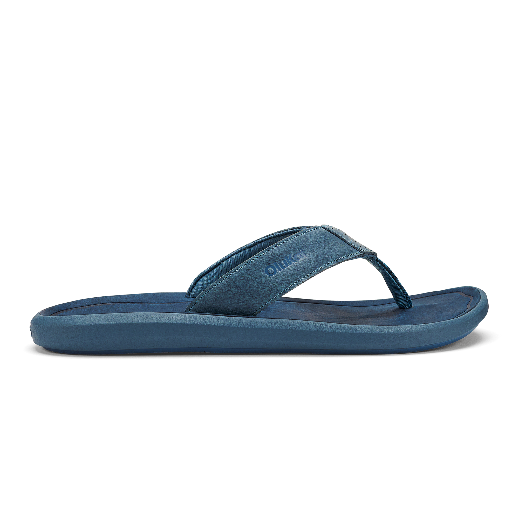 Pili Men's Waterproof Leather Sandals - Blue Fog / Coastal Blue