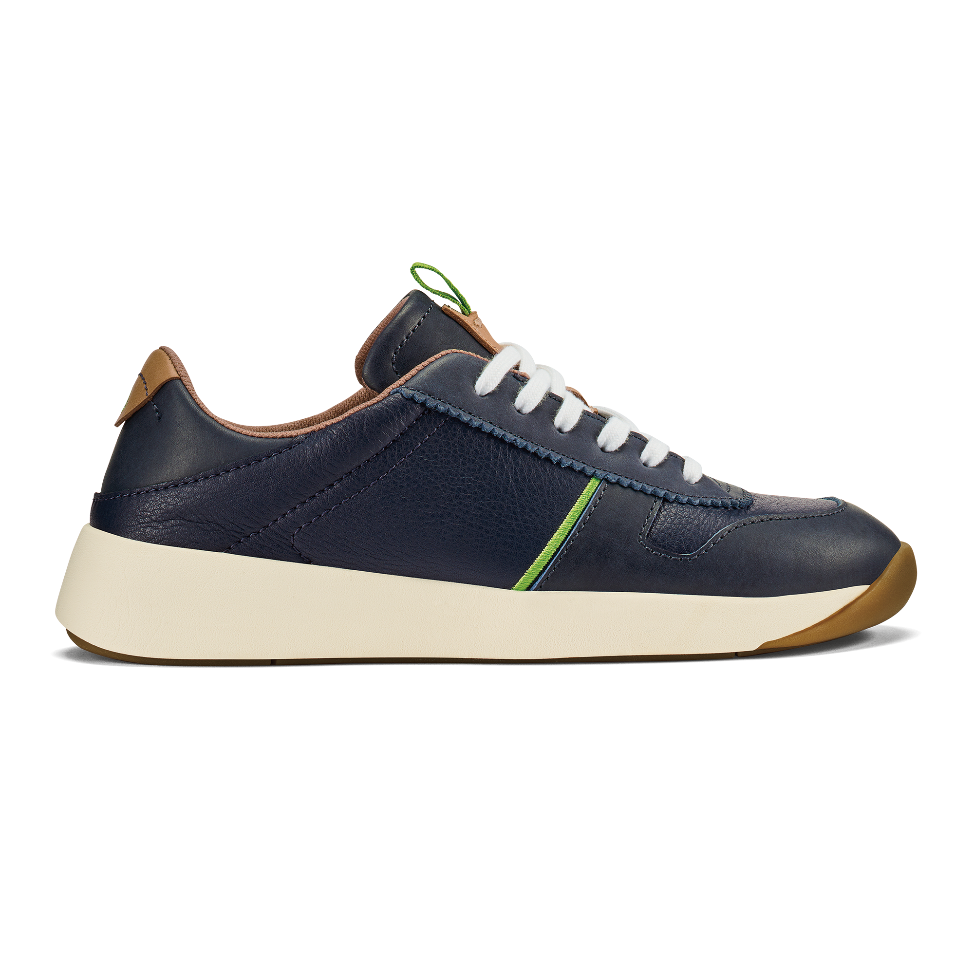 Kaulele Women's Leather Sneakers - Trench Blue