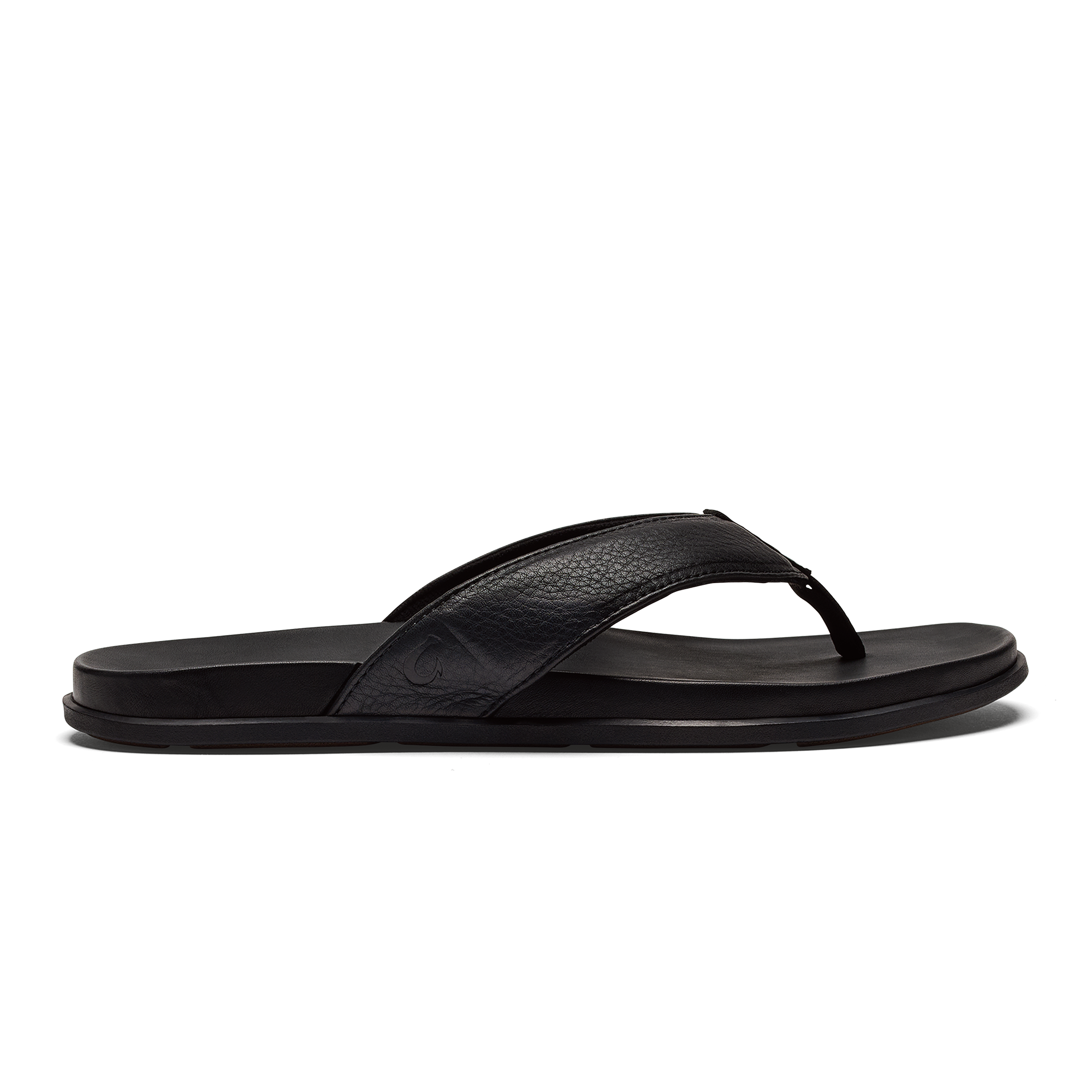 '  lali Leather Beach Sandals - Black