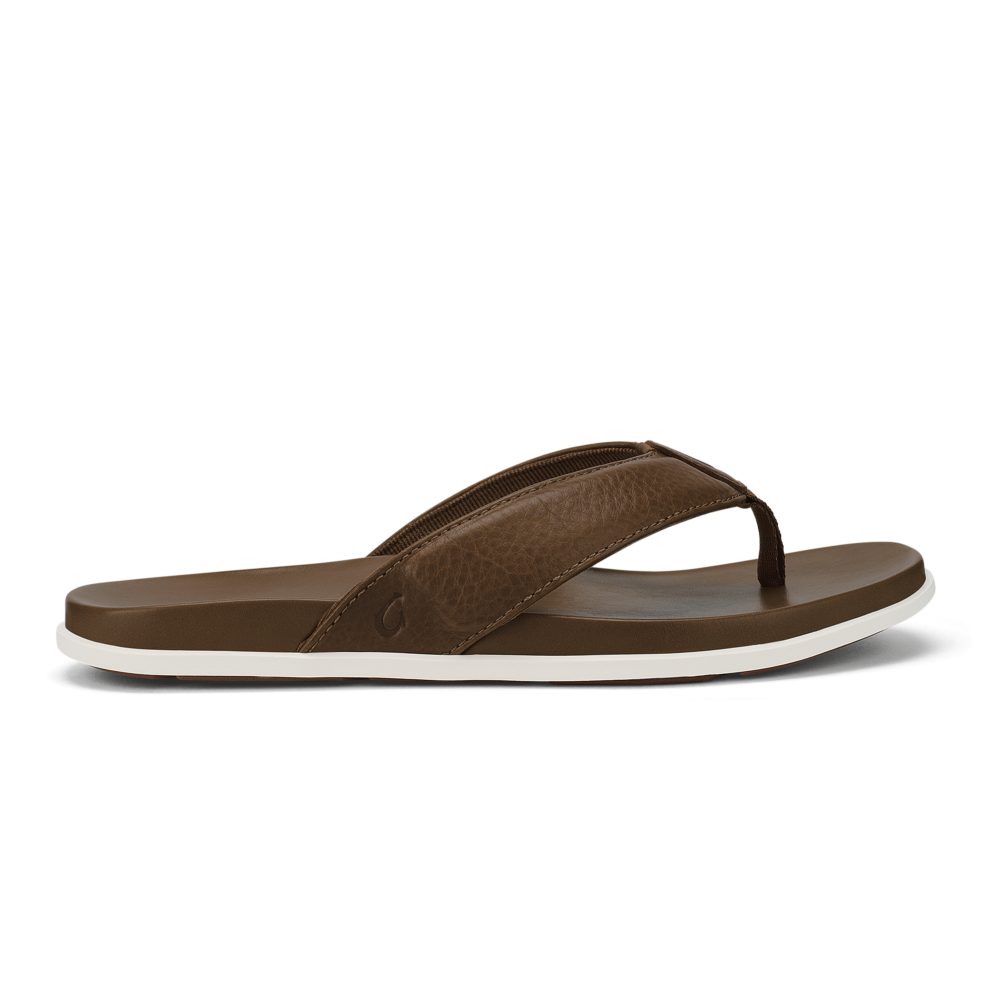 '  lali Leather Beach Sandals - Almond