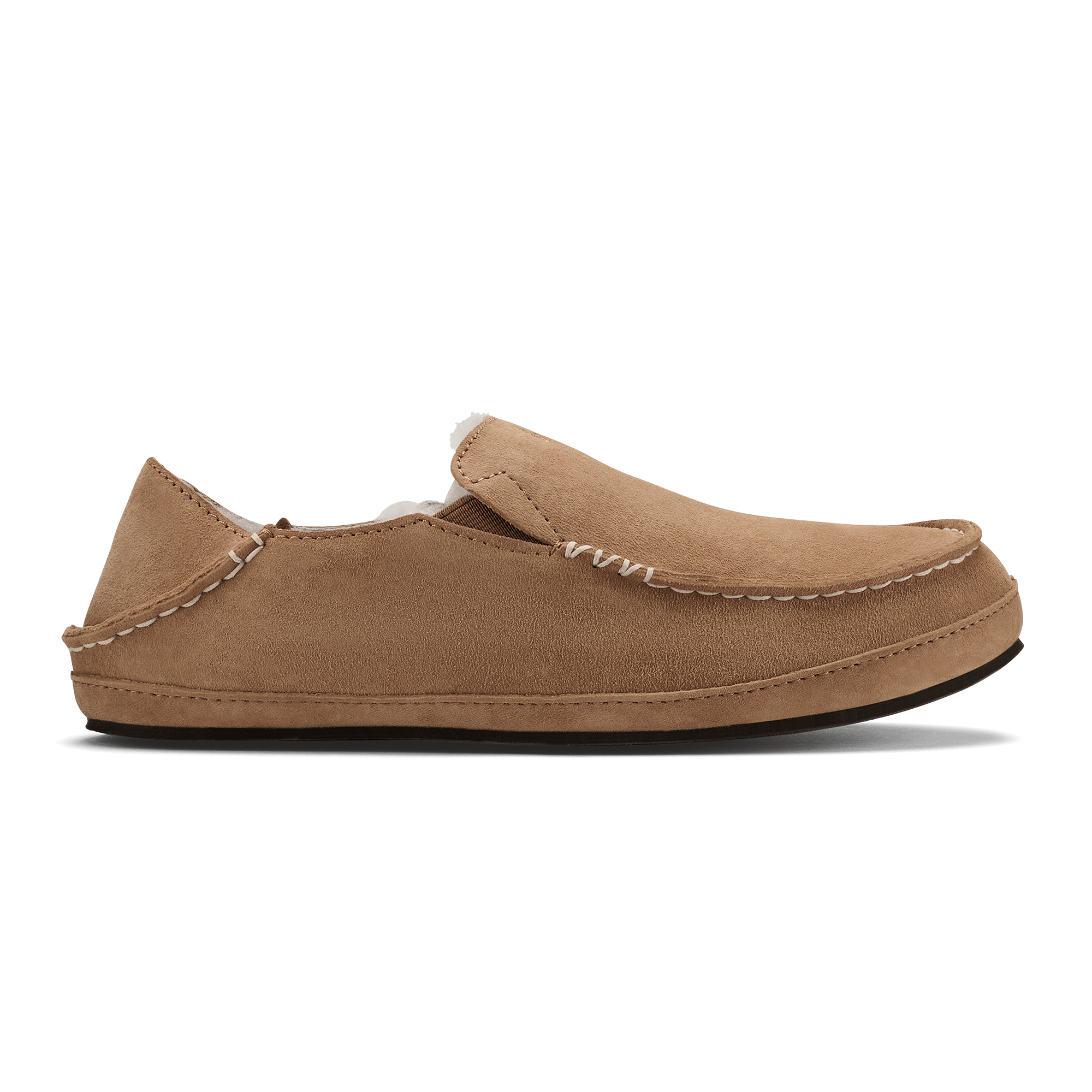 Nohea Women's Leather Slippers - Tan