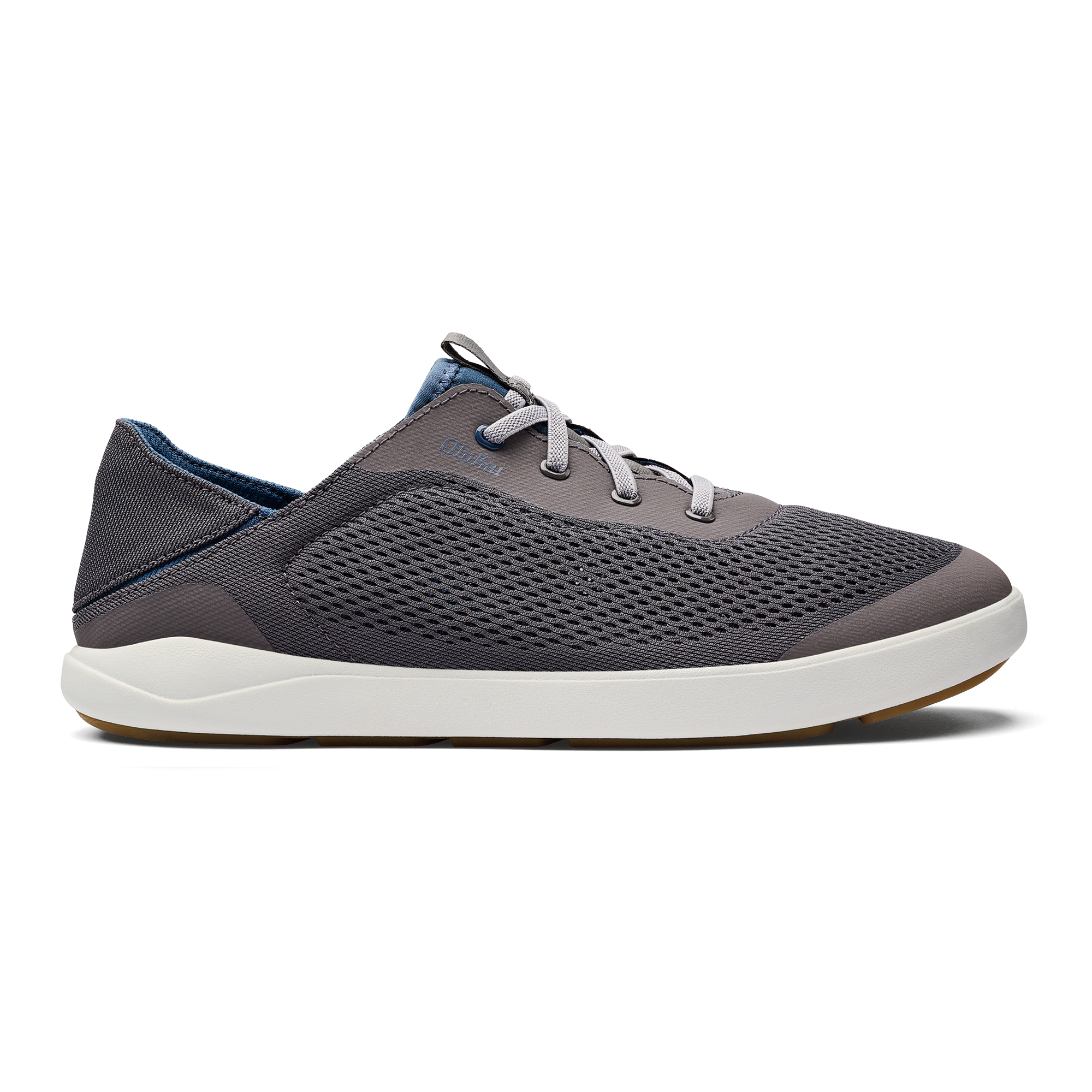Moku Pae Men's Boat Shoes - Pavement / Vintage Blue