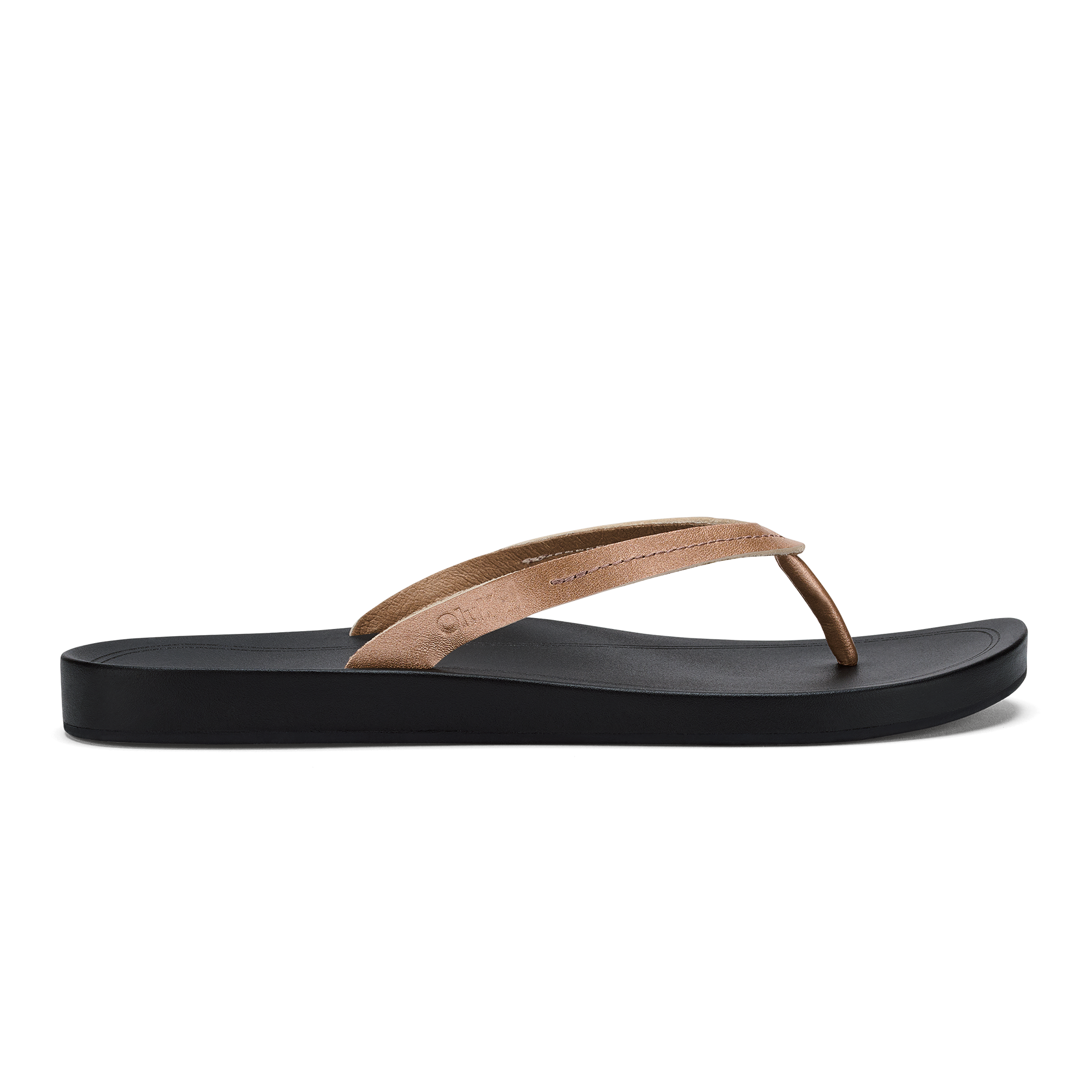 Lalahi Women's Leather Sandals - Copper / Lava Rock