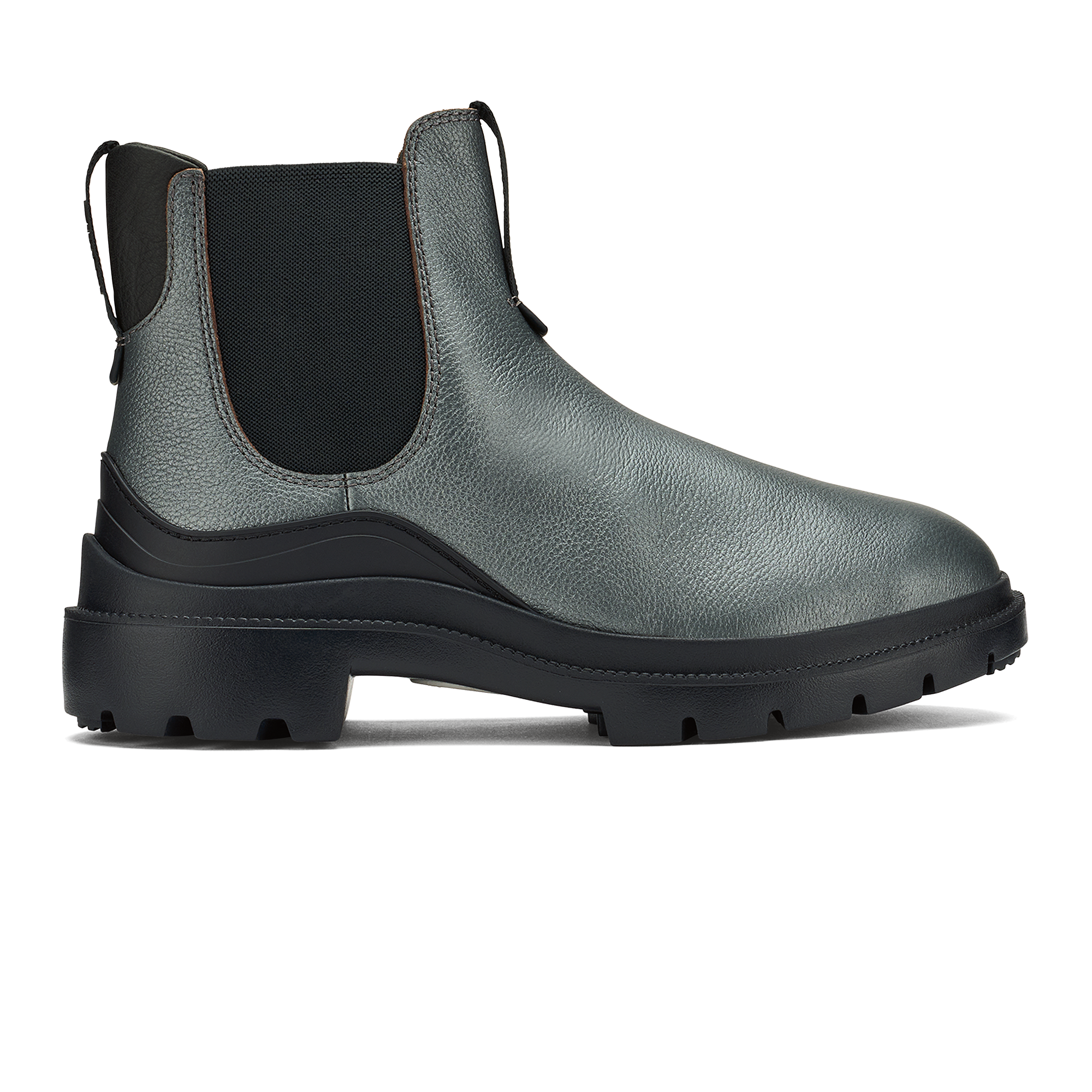 Hehi Women's Waterproof Leather Booties - Lava Rock
