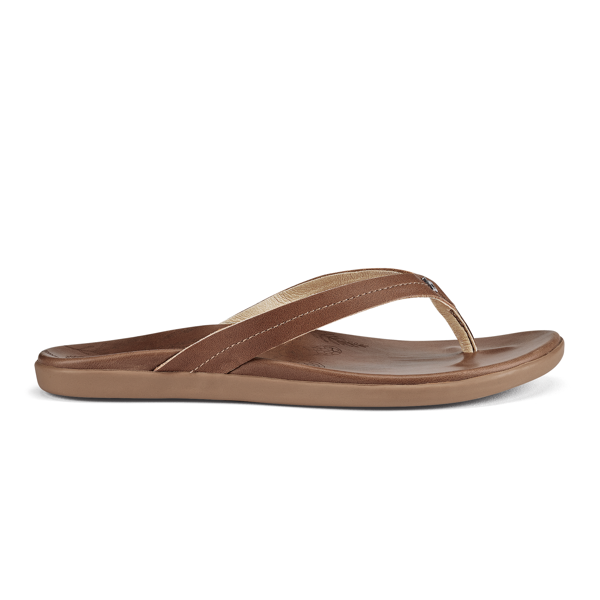 Honu Women's Leather Beach Sandals - Tan