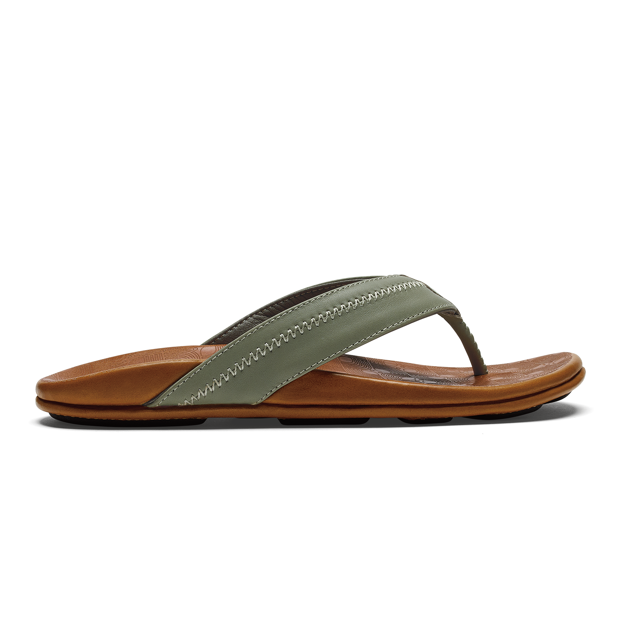 Hiapo - Odyssey Grey / Sahara Men's Leather Beach Sandals