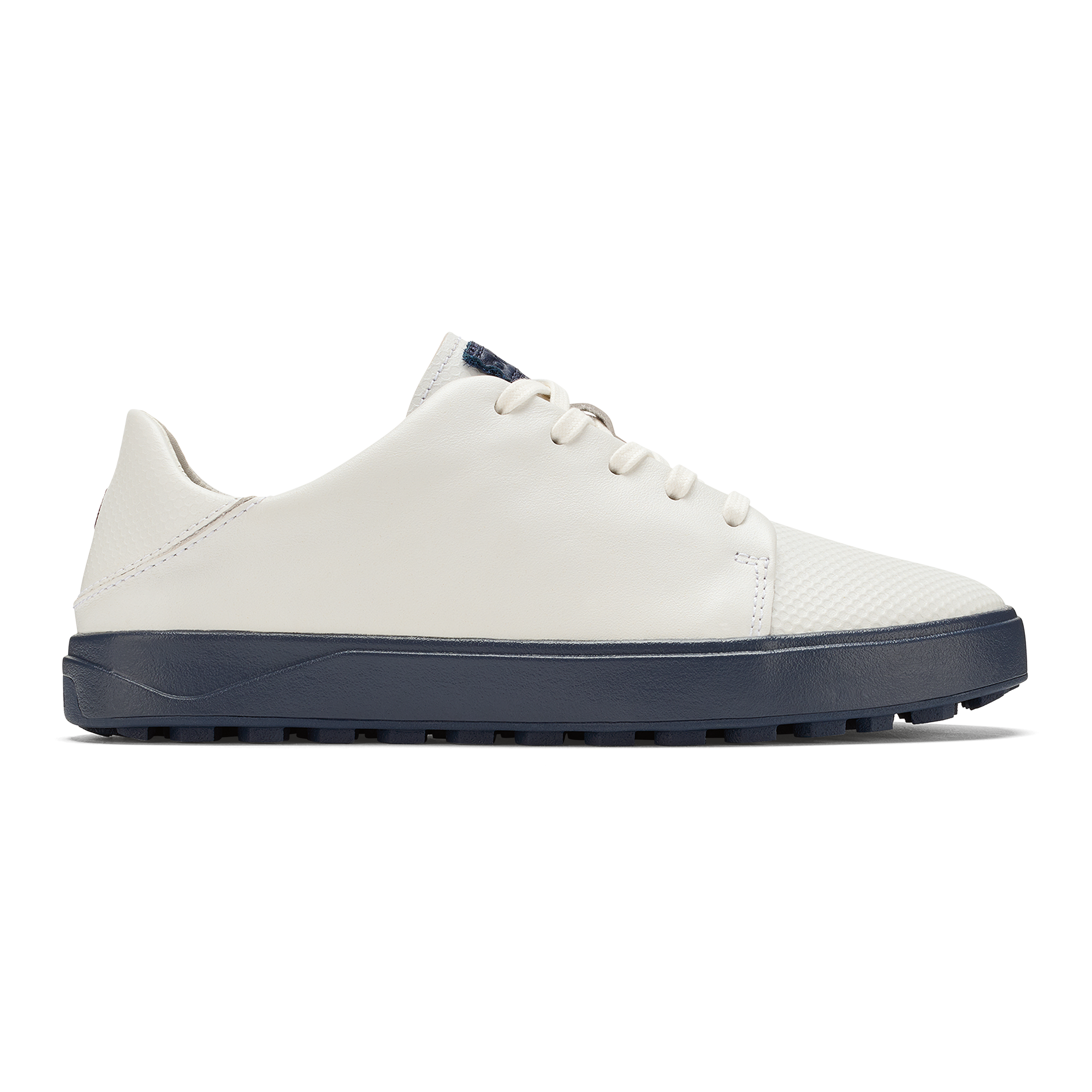Wailea Women's Waterproof Leather Golf Shoes - Bright White / Mood Indigo